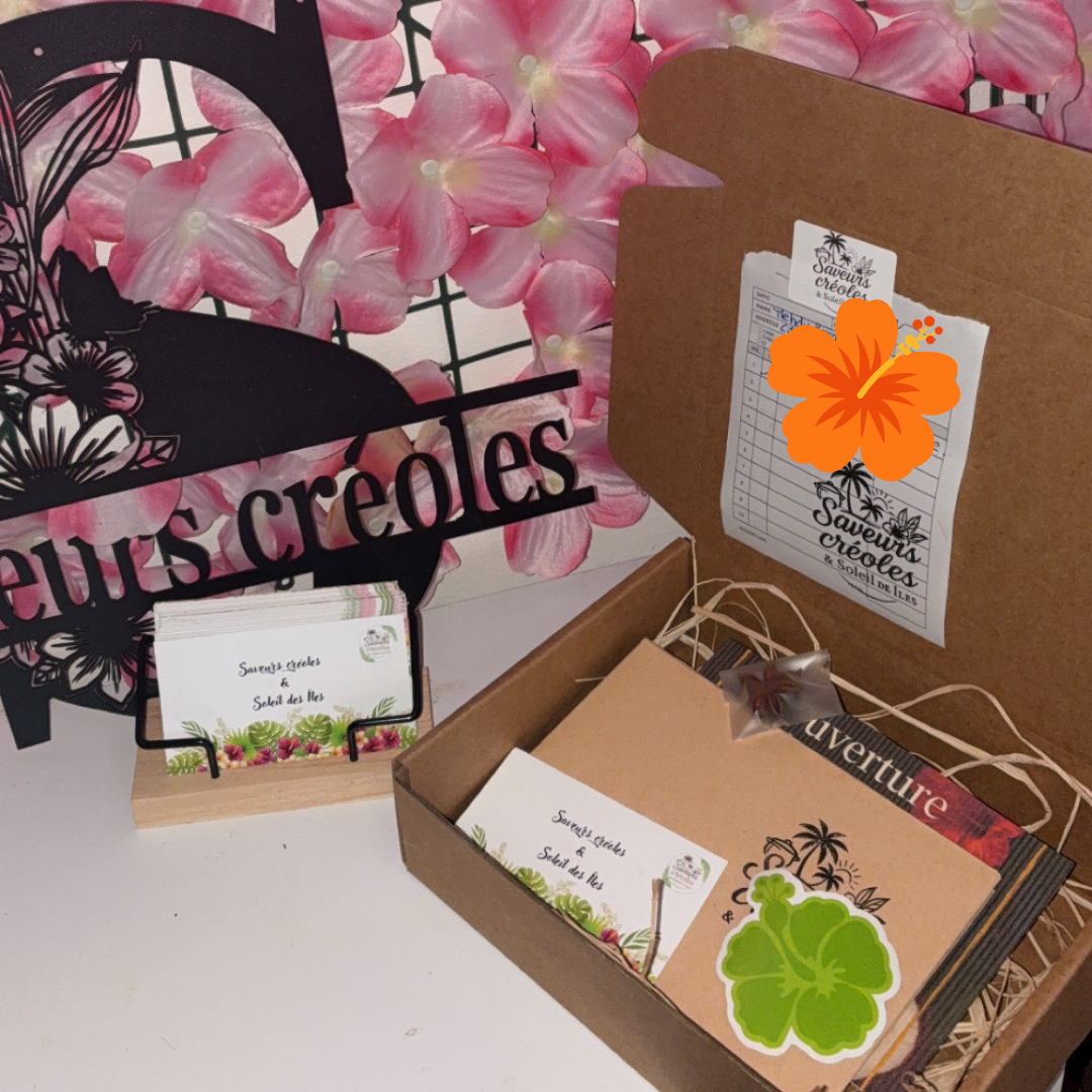 📋 Trio Cartes Recettes Créoles Plastifiées A6 - Personnalisables (Livraison GRATUITE)