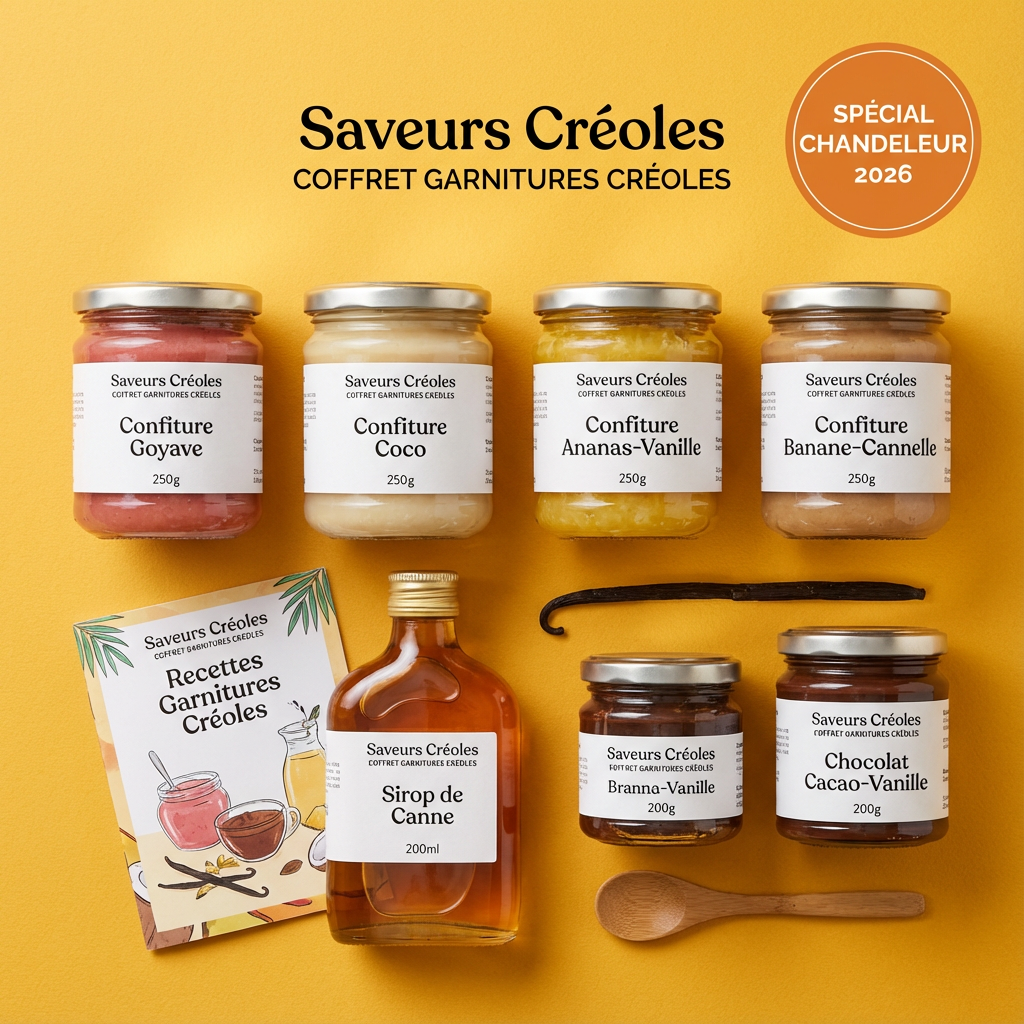 Creole Toppings Box - 6 Flavors for Crêpes | Candlemas 2026
