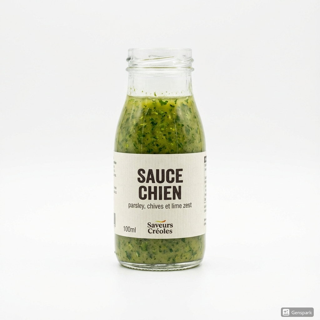 Sauce Chien Créole 100ml | Sauce Antillaise Traditionnelle