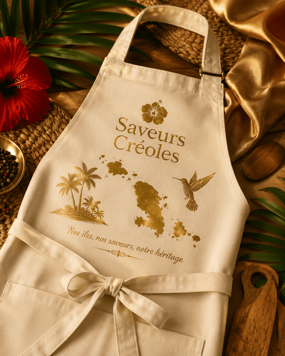Tabliers - Produit personnalisé Saveurs Créoles