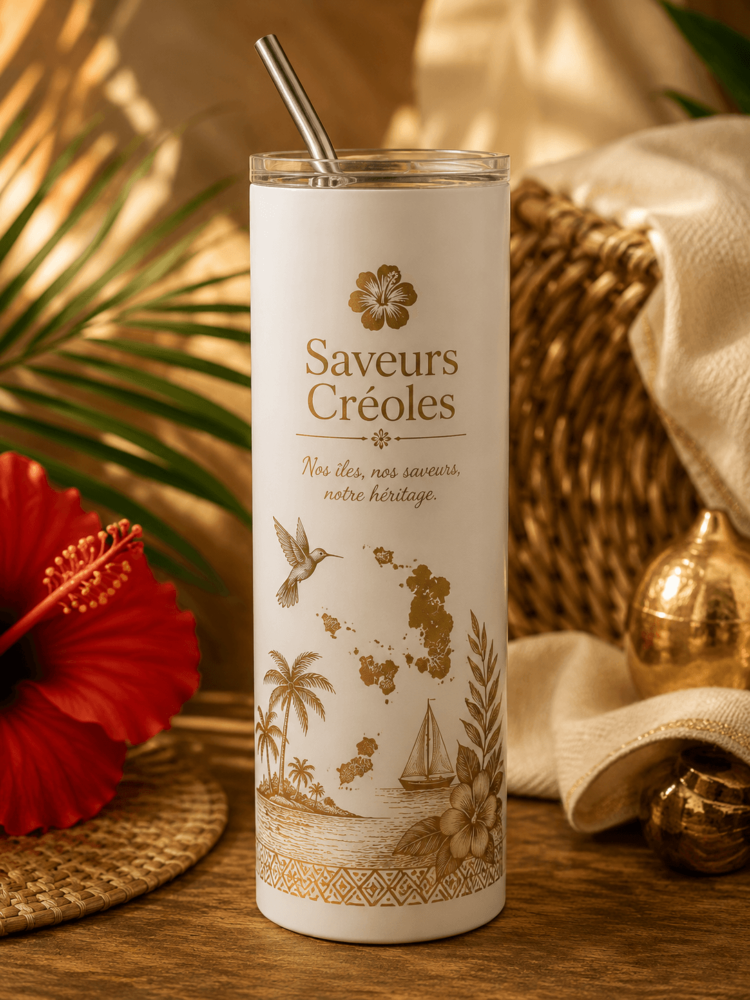 Thermos - Produit personnalisé Saveurs Créoles
