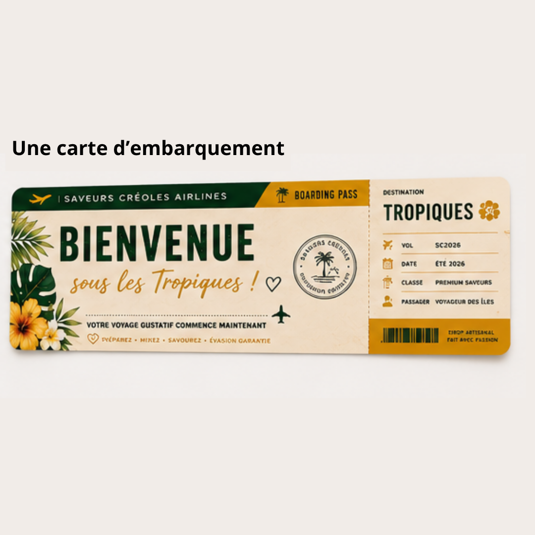 KIT COCKTAIL TROPICAL – DÉCOUVERTE 🌴🍹