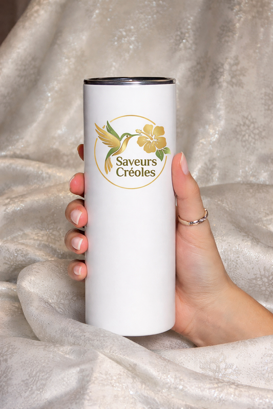 🌺 Thermos 20 oz Personnalisable – Design Unique | Saveurs Créoles