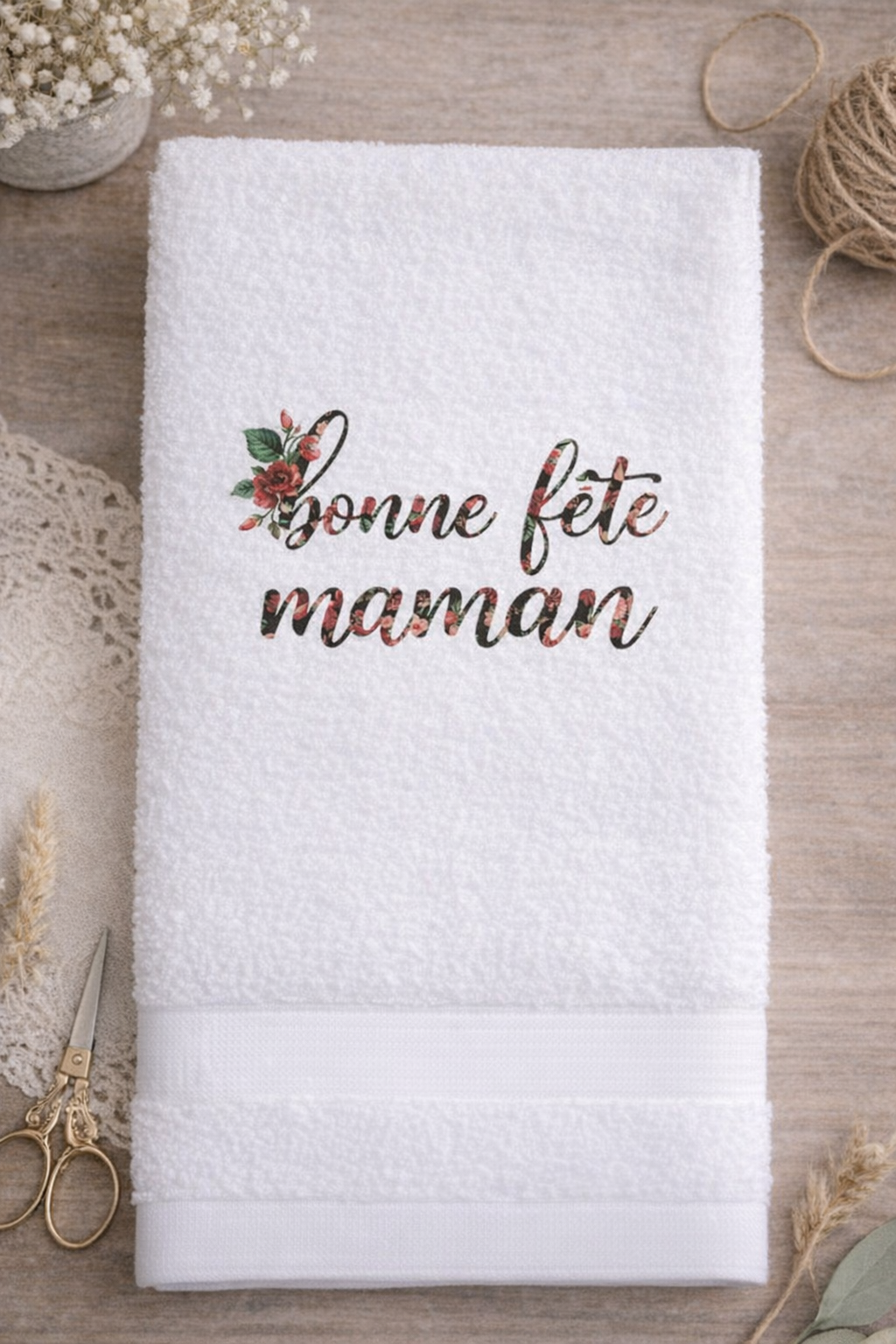 Coffret Douceur Maman – Serviette & Savons Artisanaux 💖