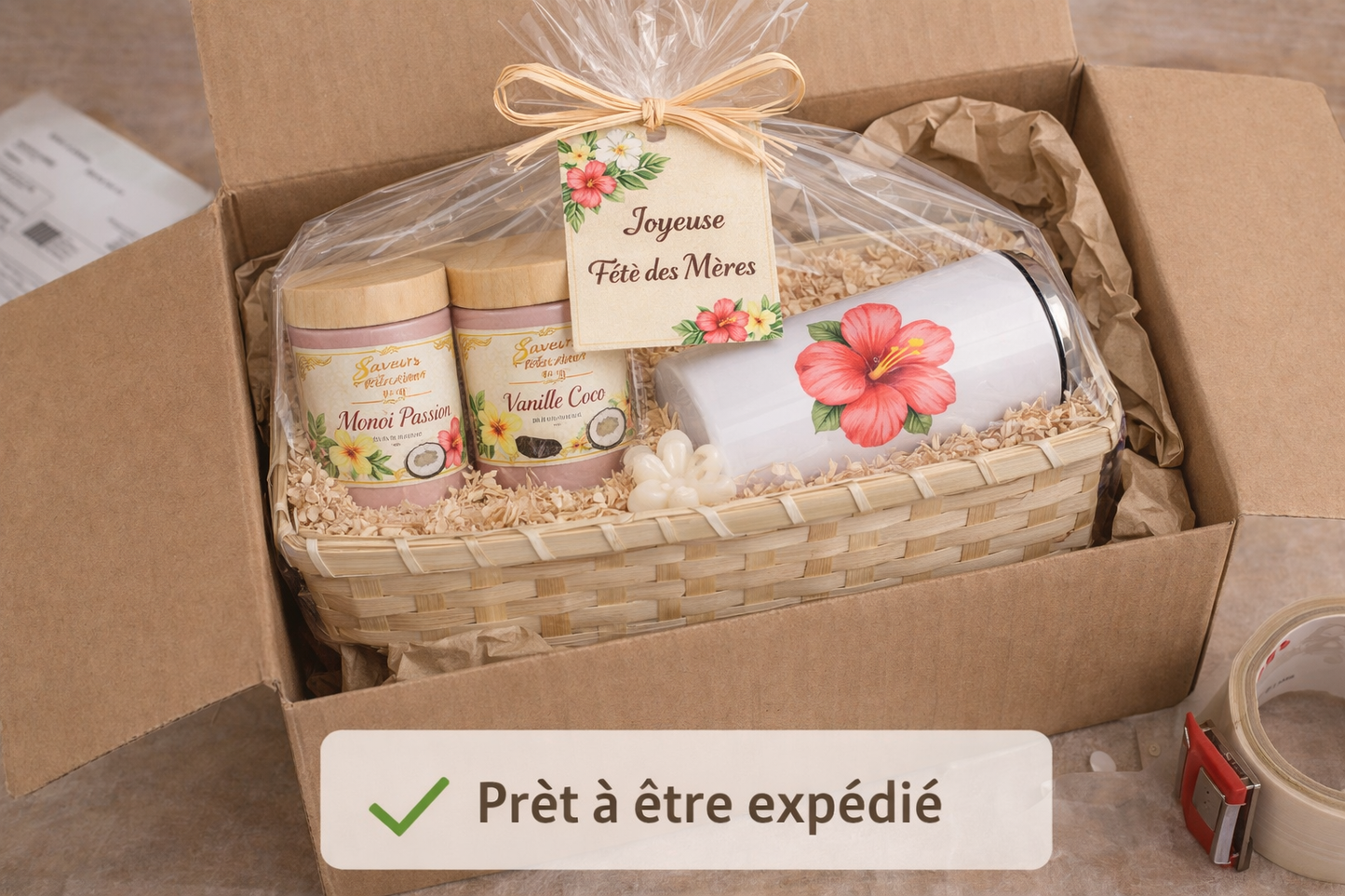 Coffret Bien-Être Tropical – Spécial Fête des Mères 🌺