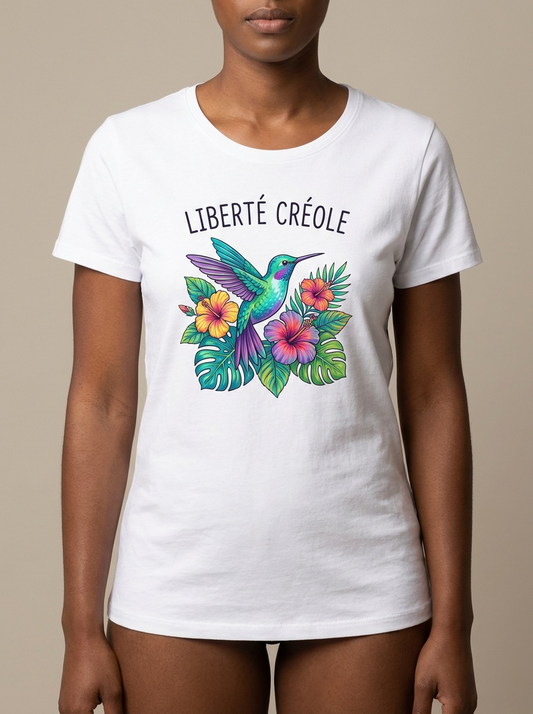 T-Shirt Femme Personnalisable - Design Créole Sur Mesure