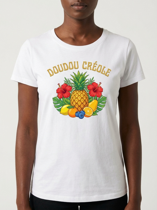 T-Shirt Femme Personnalisable - Design Créole Sur Mesure