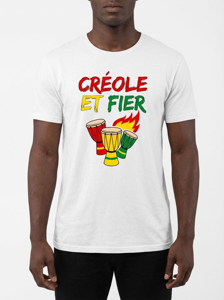 T-Shirt Homme Personnalisable - Créez Votre Design Créole Unique