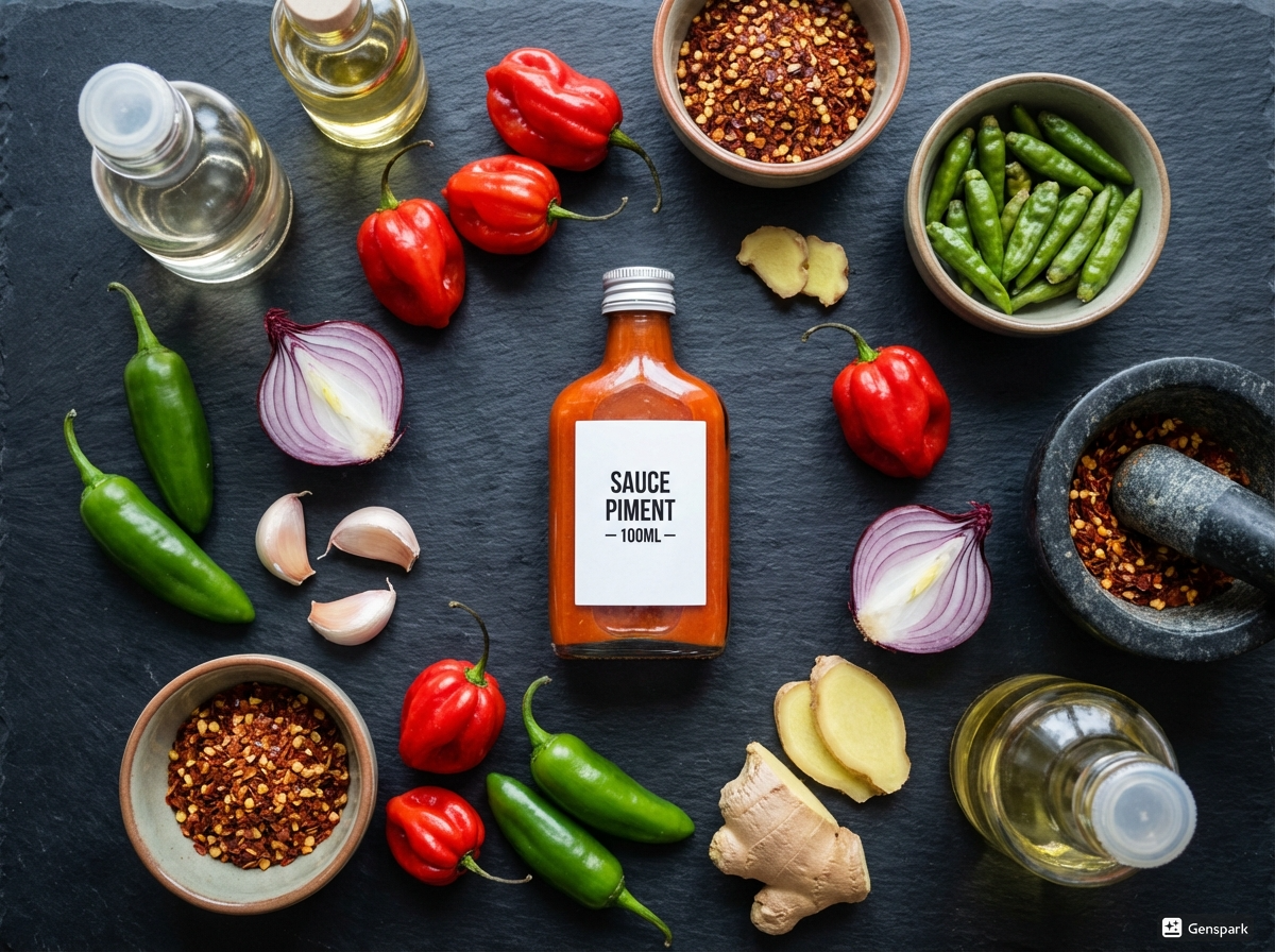 Sauce Piment Créole 100ml | Sauce Piquante Antillaise