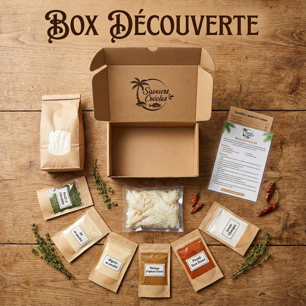 Box Recette – Accras de Morue Créoles | Ingrédients Pré-Pesés & Recette Authentique dès 9,90€