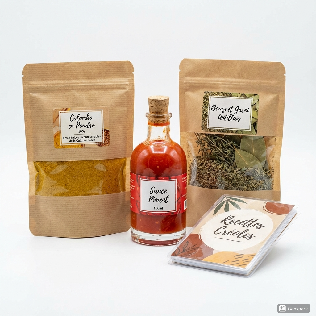 🌶️ LES 3 ÉPICES INCONTOURNABLES DE LA CUISINE CRÉOLE