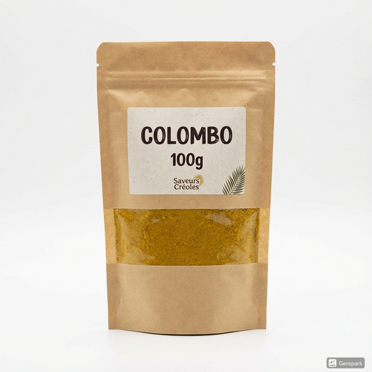 Colombo en Poudre Créole 100g | Épice Antillaise Traditionnelle