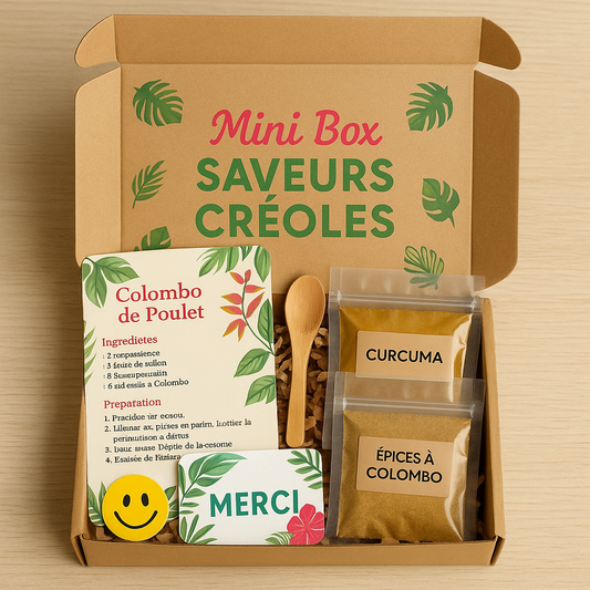 🌶️ Mini Box Créole - 3 Épices Salées Authentiques (Sélection Hebdomadaire)