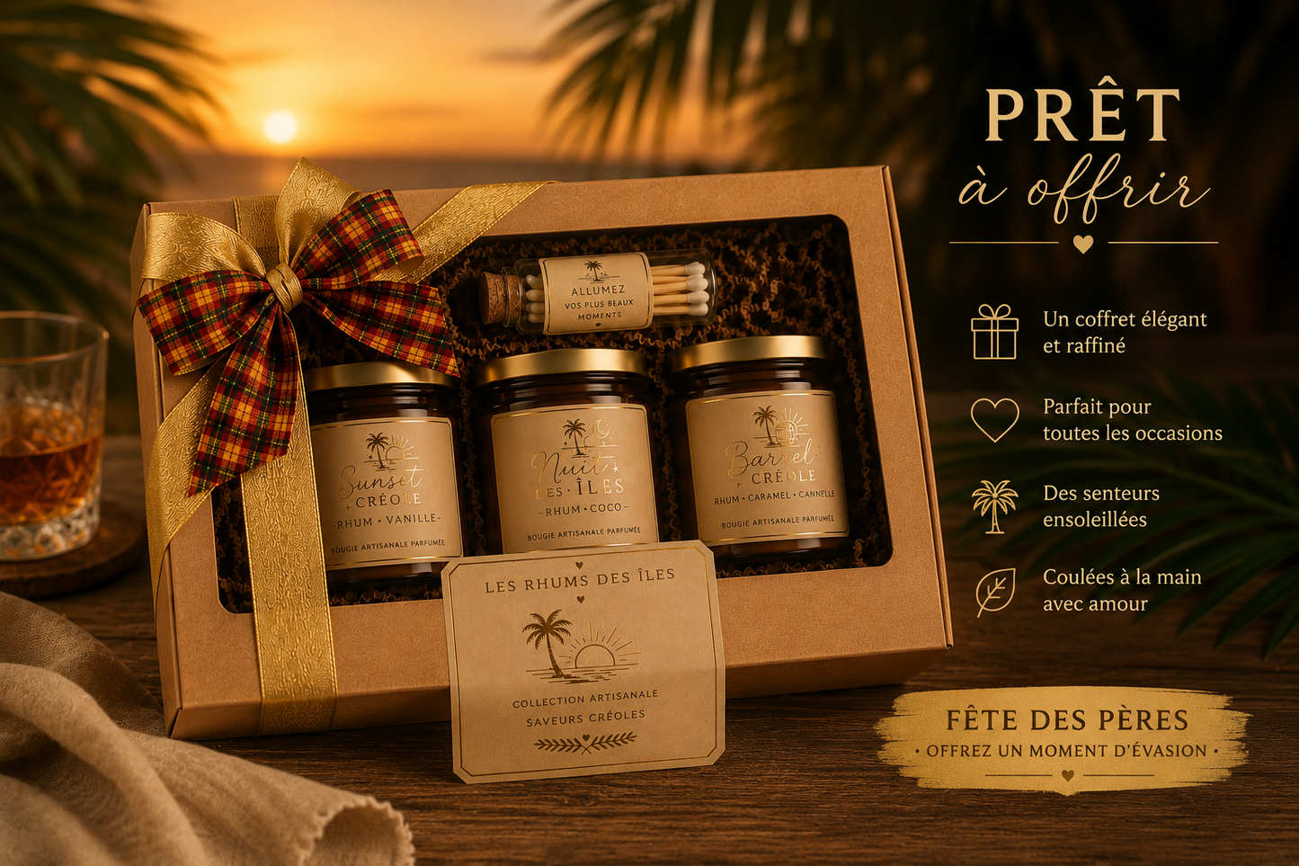 Coffret « Les Rhums des Îles »