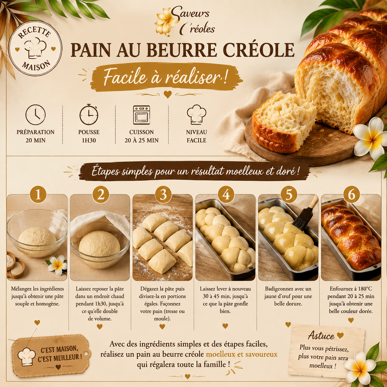 Box Pain au Beurre Créole - 3 Formules dès 9,90€