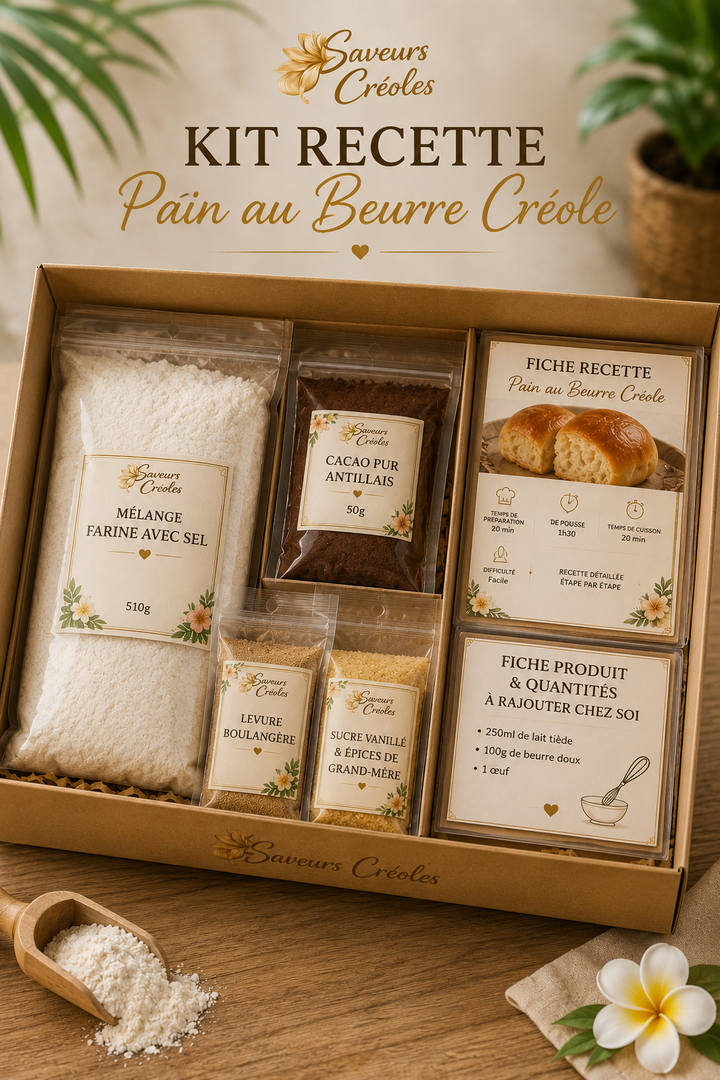 Box Pain au Beurre Créole - 3 Formules dès 9,90€