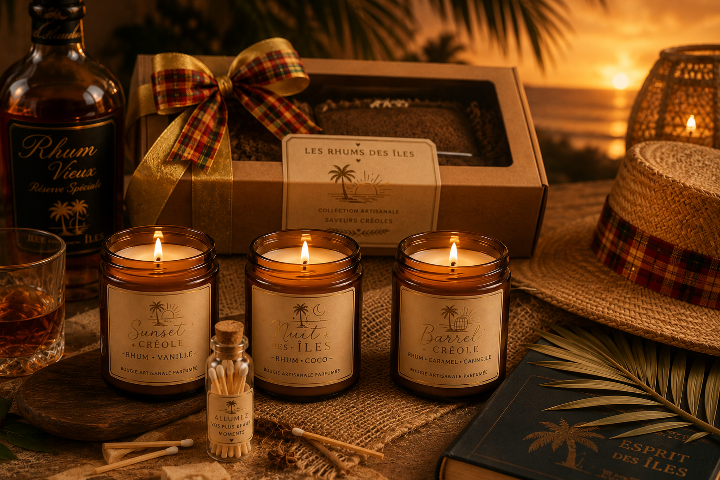 Coffret « Les Rhums des Îles »